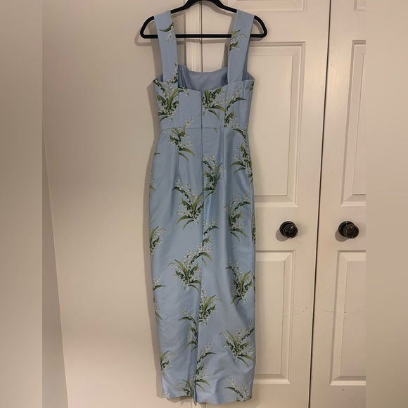 Lily of the Valley Maxi Dress in Blue and Green - Picture 5 of 9